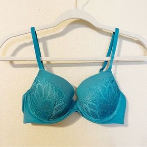 Auden Turquoise Lace The Icon Bra